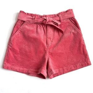 Polo by Ralph Lauren Pink Corduroy Belted Shorts Pink Girls Youth Size 12